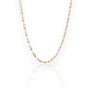 Basic Lip Chain - Guldbelagt kde 40 cm