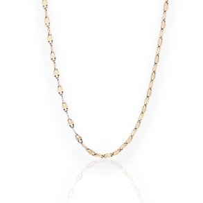 Basic Lip Chain - Guldbelagt kde 60 cm