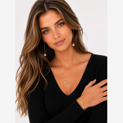 Twisted - S�lvbelagt fast armb�nd 