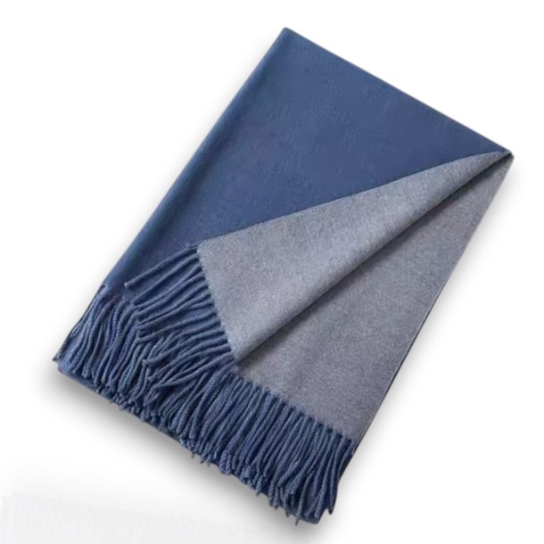 T�rkl�de dobbelsidet i akryl - Bl�/Gr� 