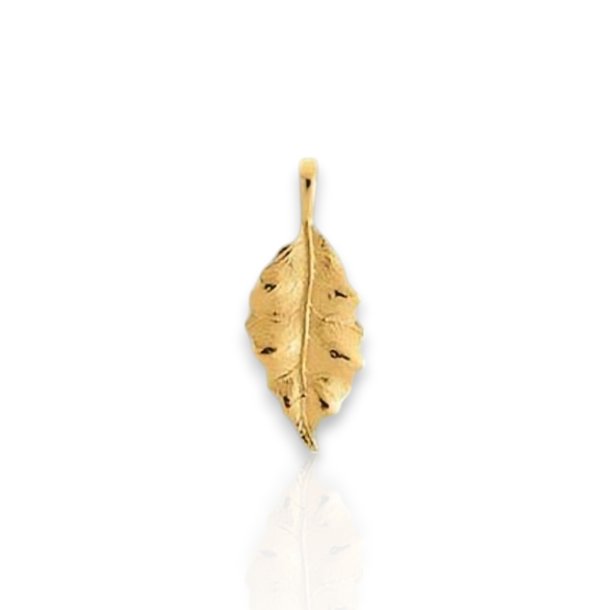 Leaf - Guldbelagt vedhng 