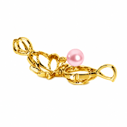 Lotus - Guldbelagt halsk�de