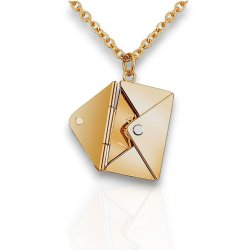 Love letter - Guldbelagt halskde