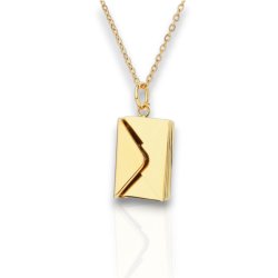 Love letter - Guldbelagt halskde