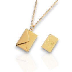 Love letter - Guldbelagt halskde