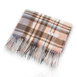 Trklde i cashmere/pashmina - Pale orange