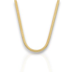 Snake - 3 mm smal slangekde forgyldt