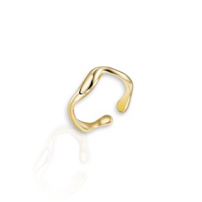 Twisted - Guldbelagt ring 